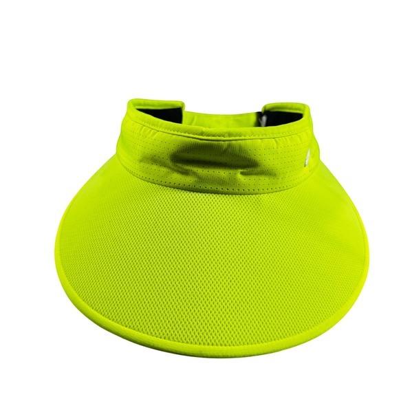Nike Accessories - Nike Golf Visor Womens OS Neon Yellow Good Mesh Adjustable Swoosh Logo